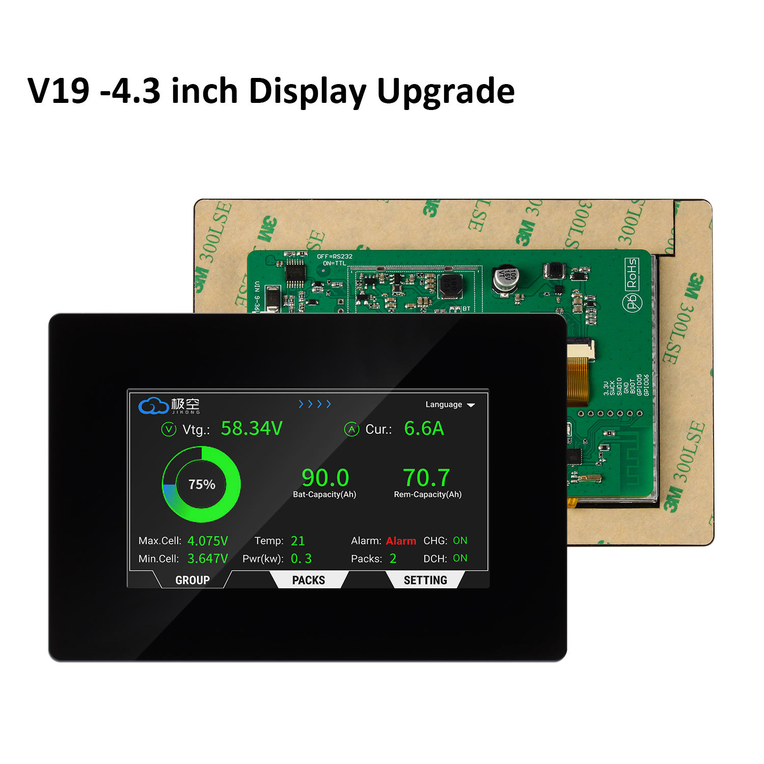 Photography Digital - JIKONG 4.3 inch V19 Smart Touch