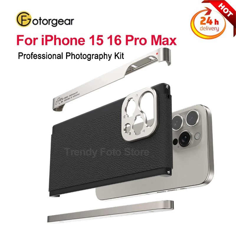 Photography With Iphone 15 - Fotorgear Professional Photography Kit w/ Leather