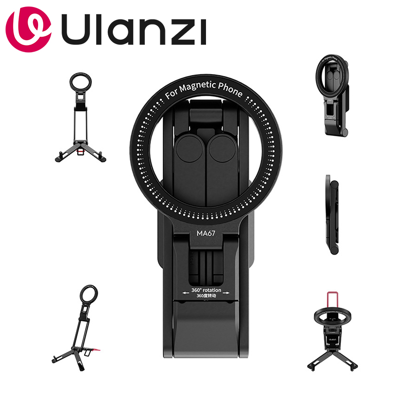 Photography With Iphone 15 - Ulanzi MA67 Magnetic Tri-Fold Phone Stand