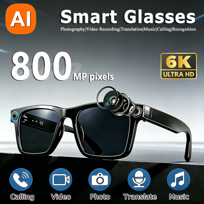 Photography With Ai - 6K HD AI Camera Glasses 800MP