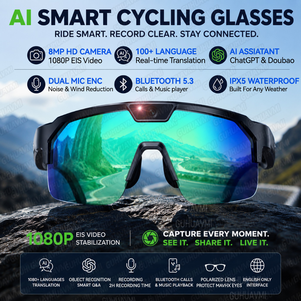 Photography With Ai - 2026 Upgrade Smart Glasses with 8MP