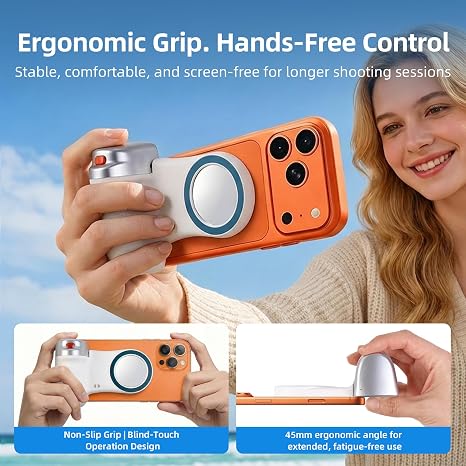 Photography With Iphone 15 - MagSafe Magnetic Phone Camera Grip |