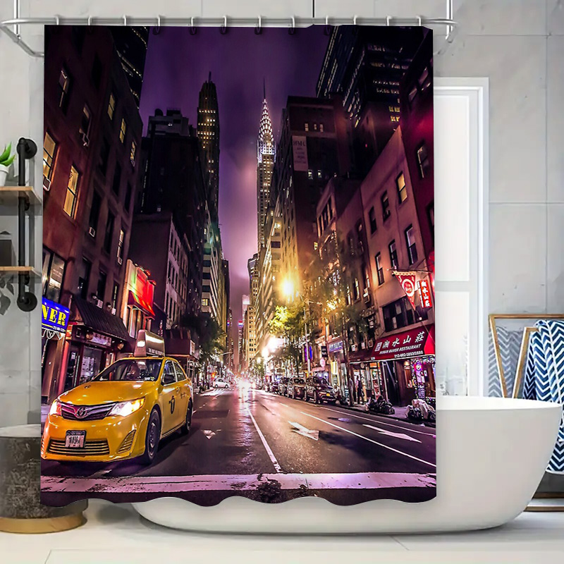 Photography New York - NYC Skyline Shower Curtain New York