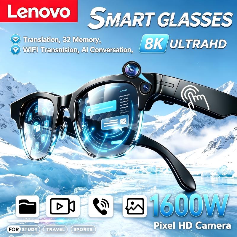 Photography With Ai - Lenovo Wireless AI Smart Glasses Bluetooth