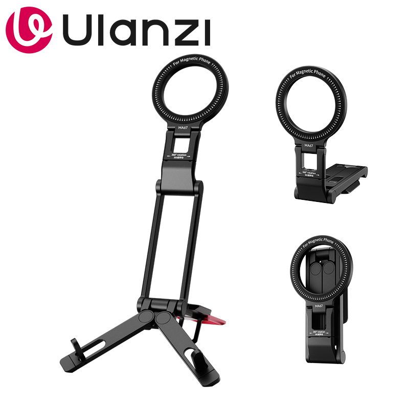 Photography With Iphone 15 - Ulanzi MA67 Magnetic Tri-Fold Phone Stand