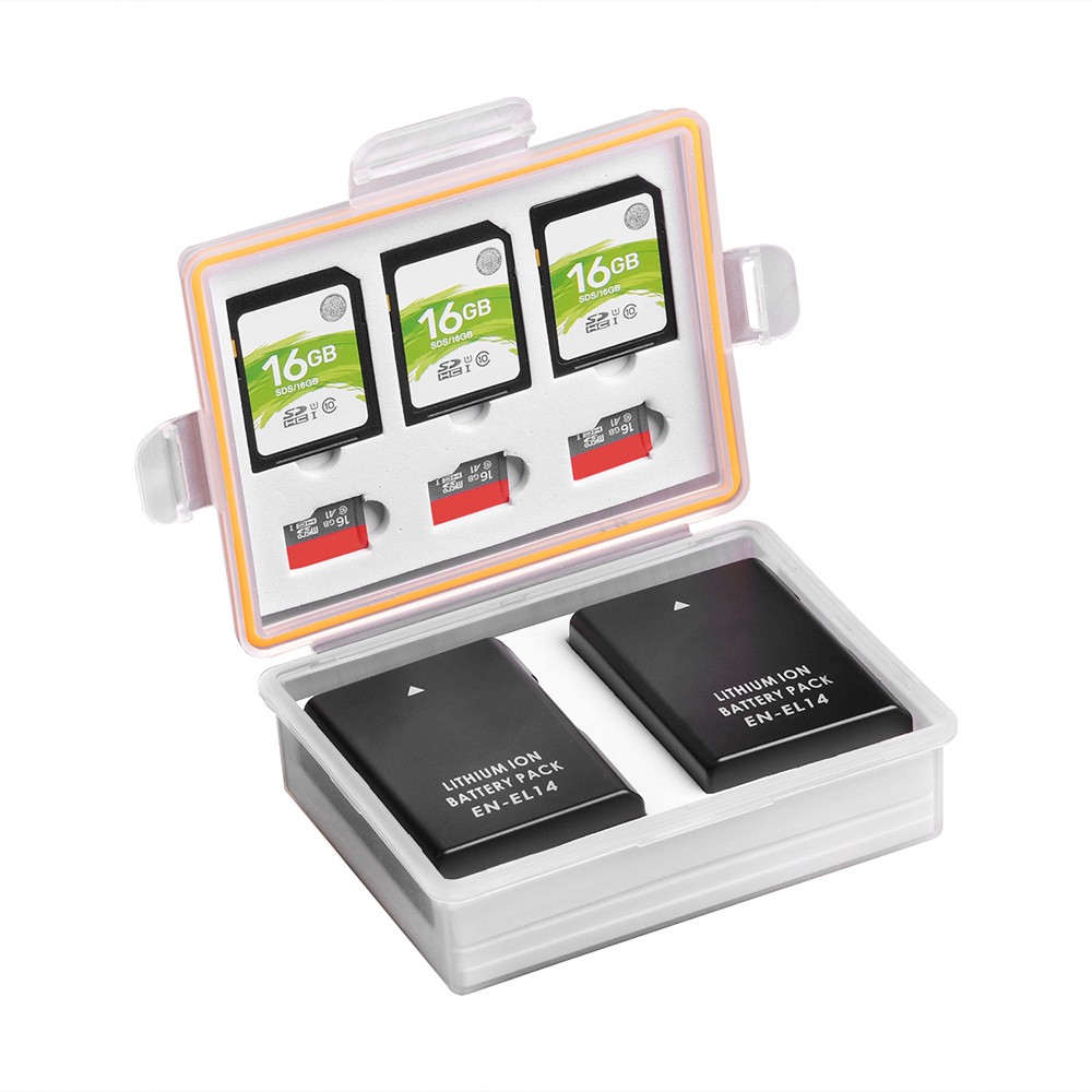 Camera Battery Storage Box SD  - Memory Card Case recension och pris