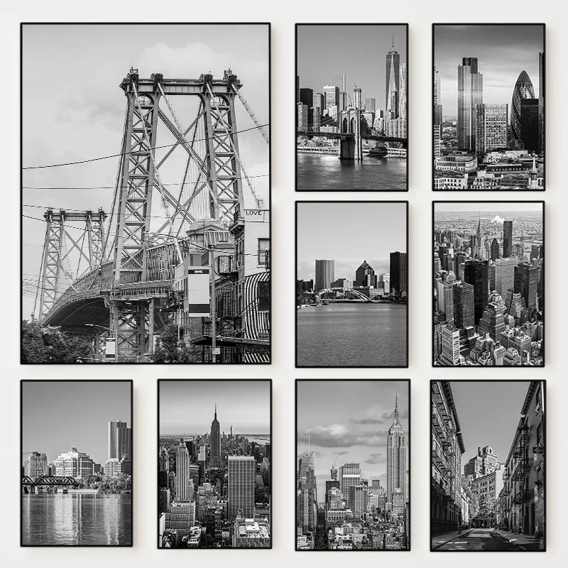 （2D Canvas painting） Black and - Photography New York recension och pris