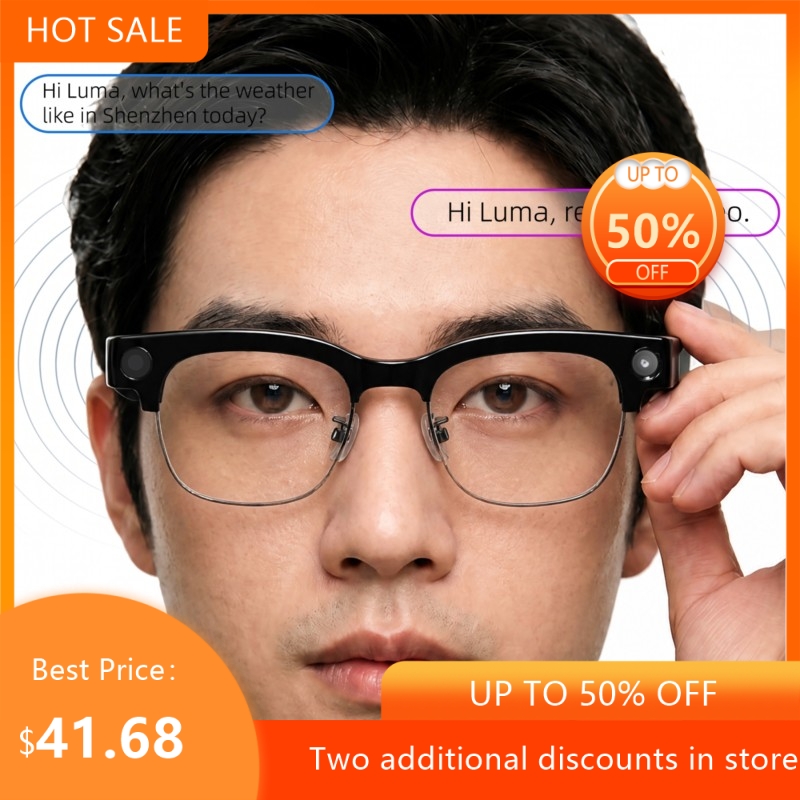 Half Frame Smart Glasses With  - Photography Translate recension och pris