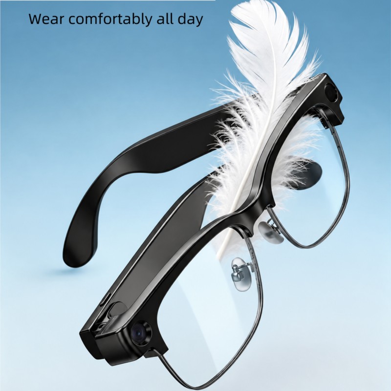 Half Frame Smart Glasses With  - Photography Translate recension och pris