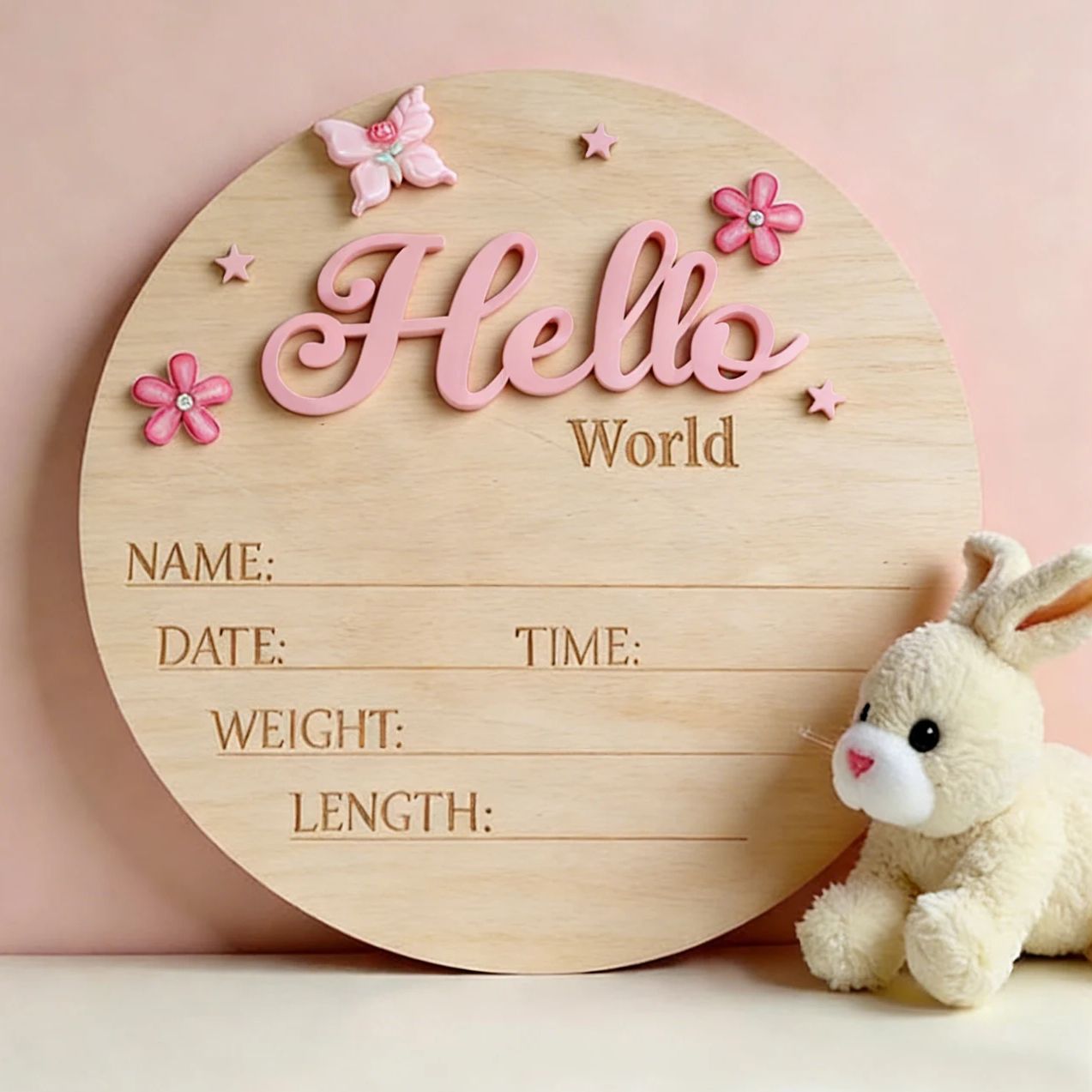Ylsteed Pink Butterfly Hello W - Photography Prompt recension och pris