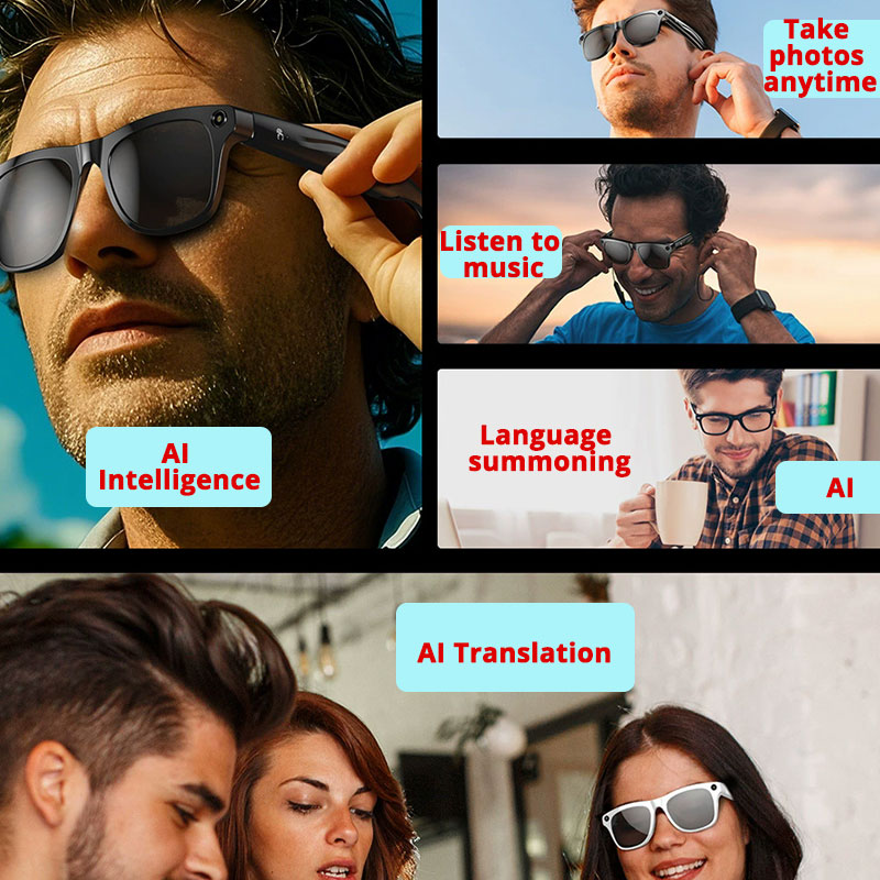 AI Shooting Glasses Wireless V - Photography Translate recension och pris