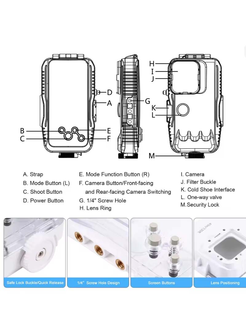 40M Waterproof Case for iPhone - Photography With Iphone 15 recension och pris