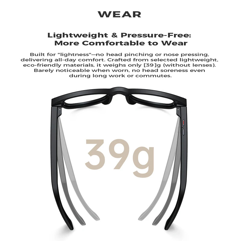 AI Smart Glasses M01 for Photo - Photography Translate recension och pris