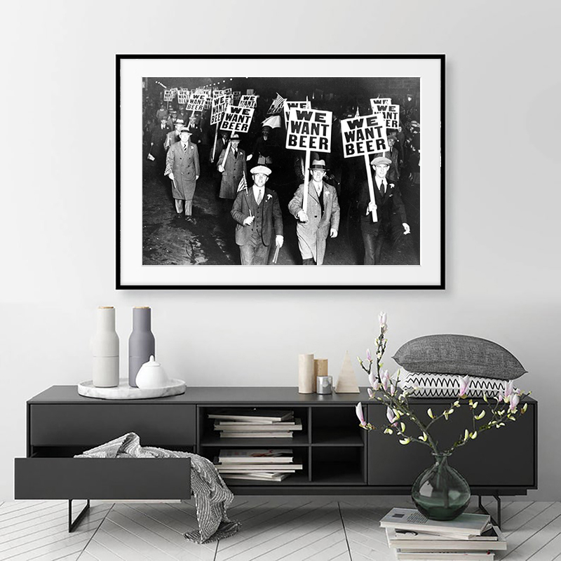 Black and White We Want Beer P - Photography New York recension och pris
