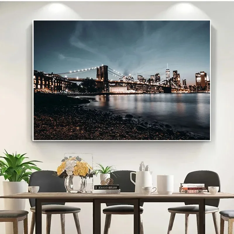 New York City Night Skyline La - Photography New York recension och pris