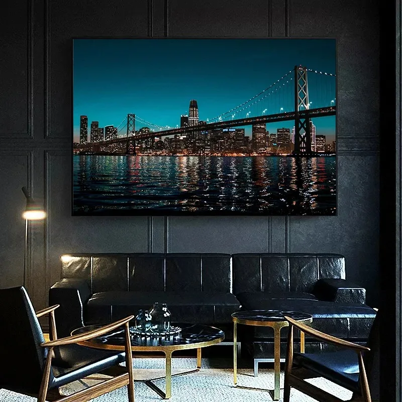 New York City Night Skyline La - Photography New York recension och pris