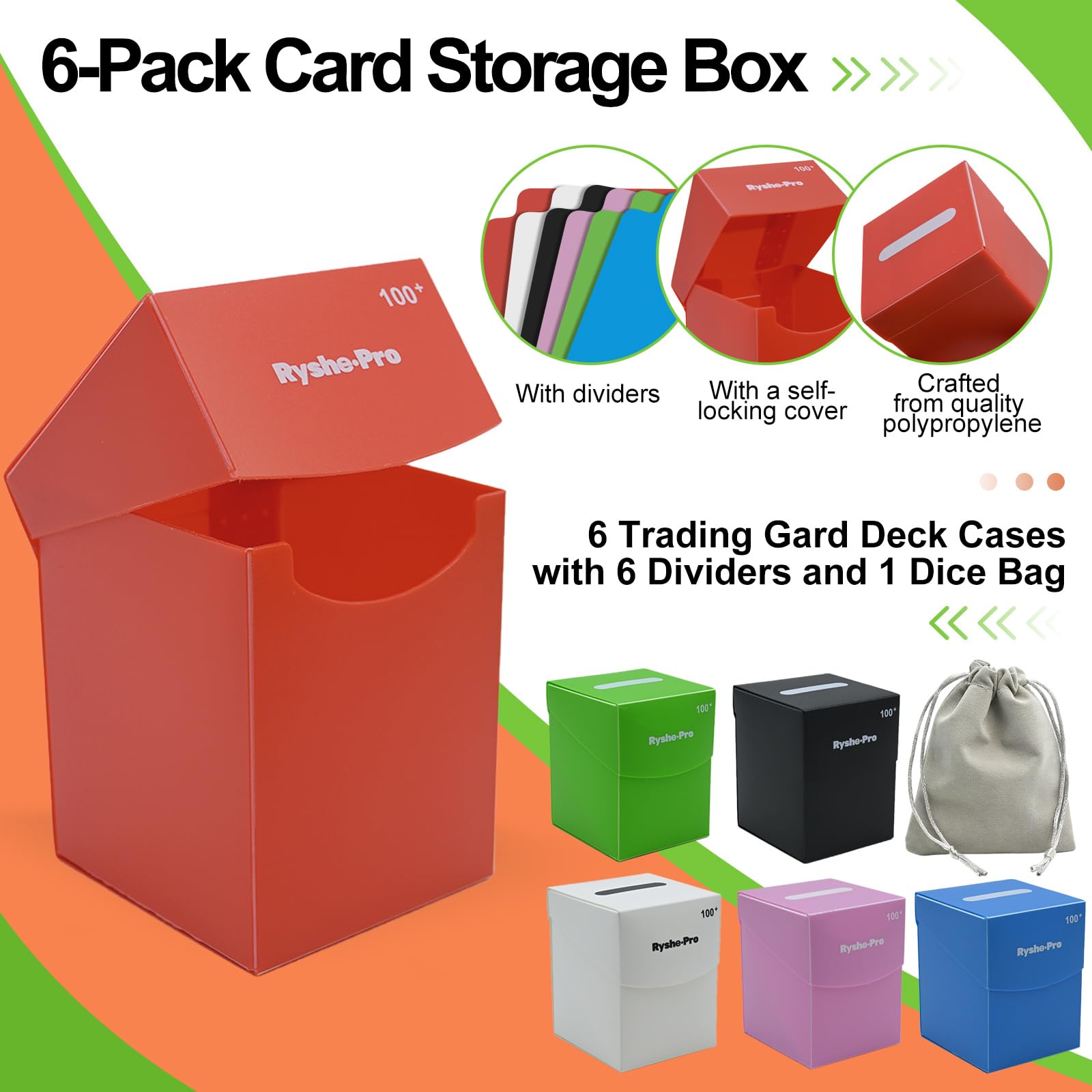 TCG Deck Box for 100+ Cards Co - Memory Card Case recension och pris