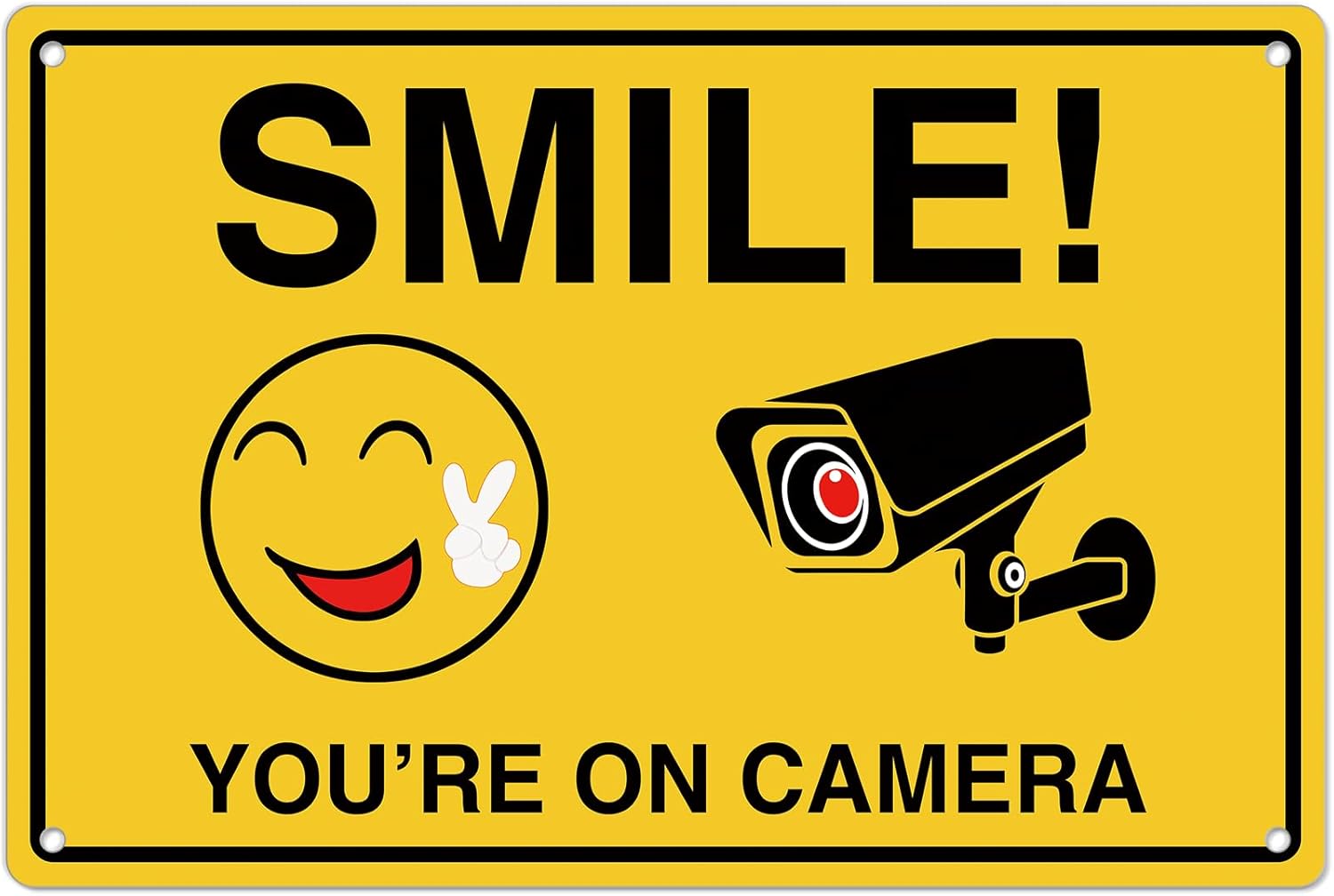 Smile Youre On Camera Signs ;  - Photography Unit recension och pris