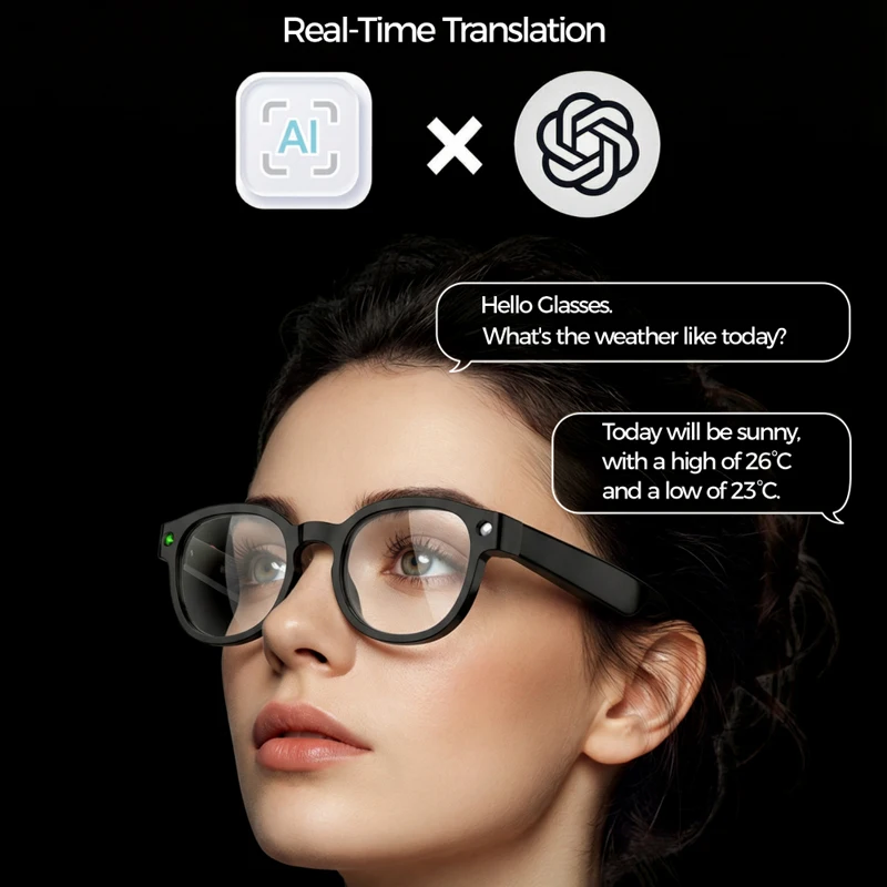 6K HD AI Camera Glasses 800MP  - Photography With Ai recension och pris