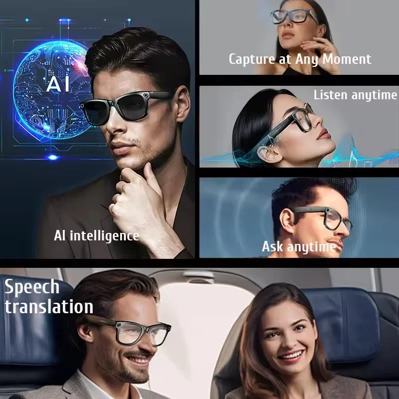 6K HD AI Camera Glasses 800MP  - Photography With Ai recension och pris