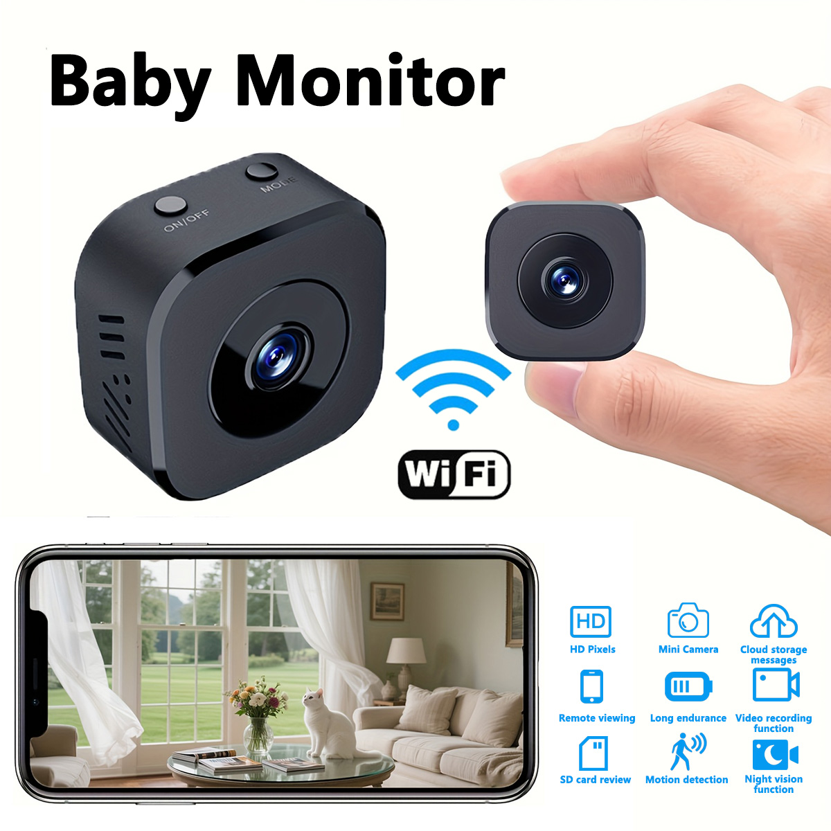 1080P HD Mini WiFi Camera Indo - Photography Unit recension och pris