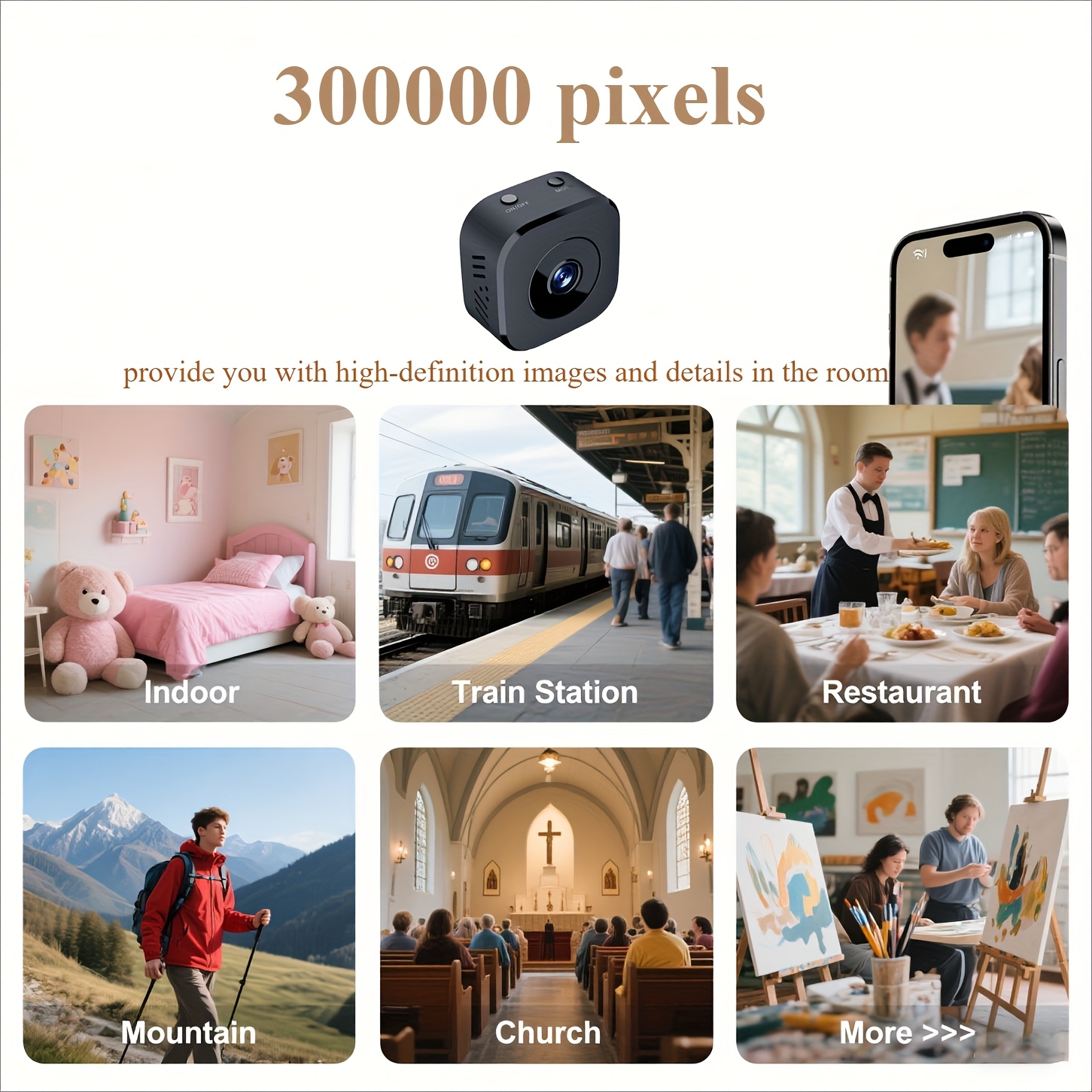 1080P HD Mini WiFi Camera Indo - Photography Unit recension och pris