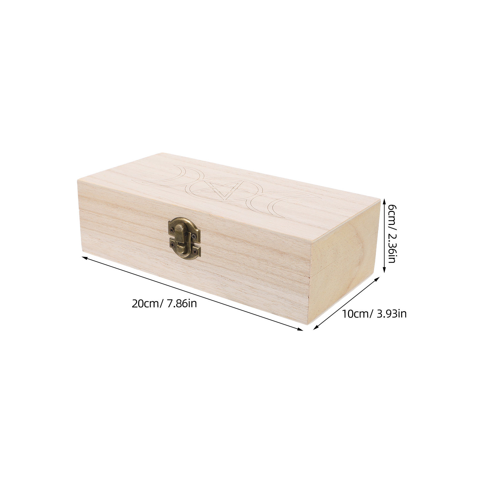 Wooden Tarot Card Holder Box D - Memory Card Case recension och pris