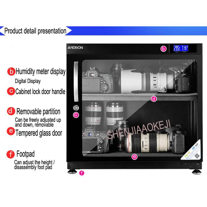80L Electronic moistureproof b - Camera Dry Cabinet recension och pris