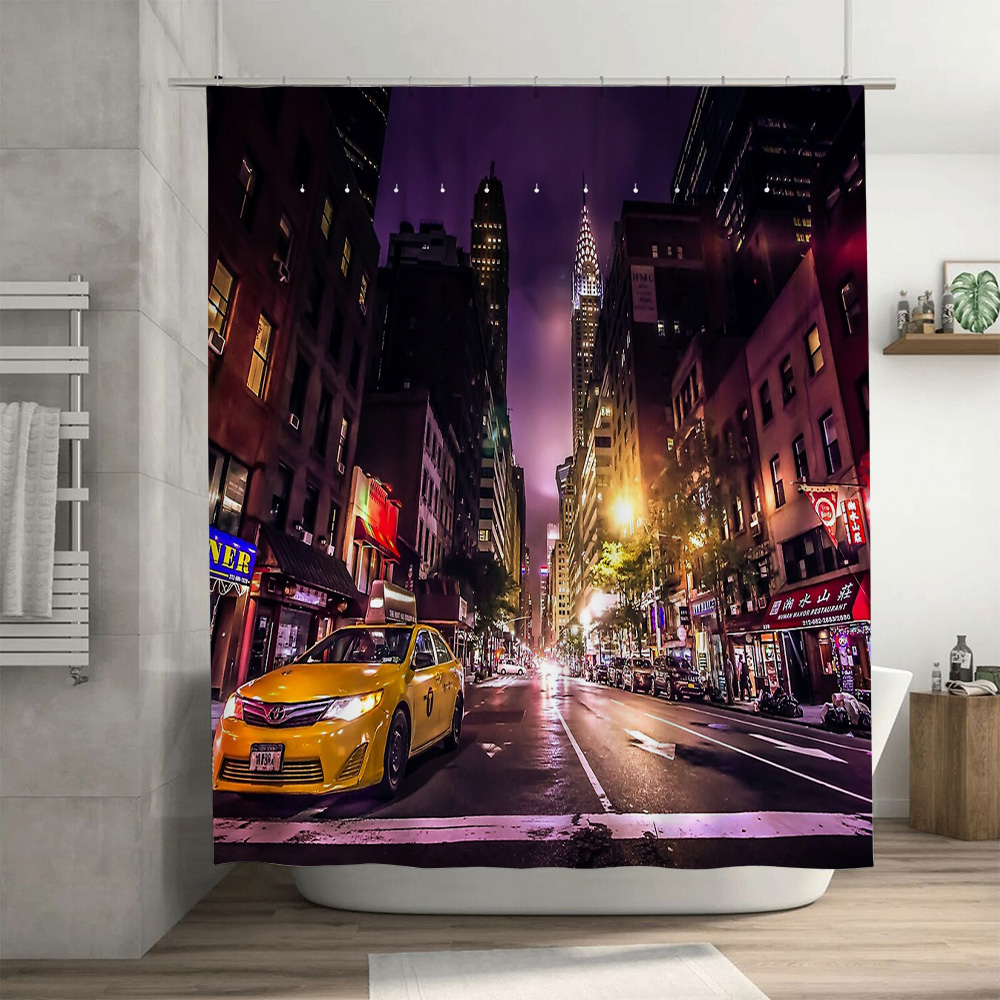 NYC Skyline Shower Curtain New - Photography New York recension och pris