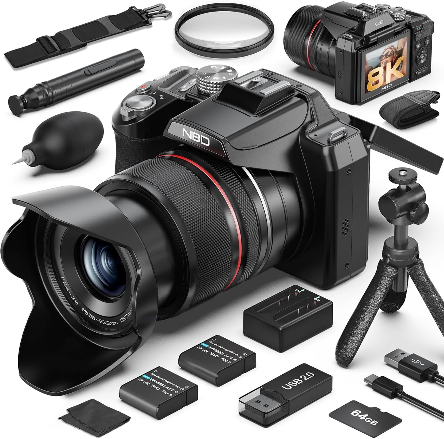 Professional 8K 64MP Photograp - Photography Digital recension och pris