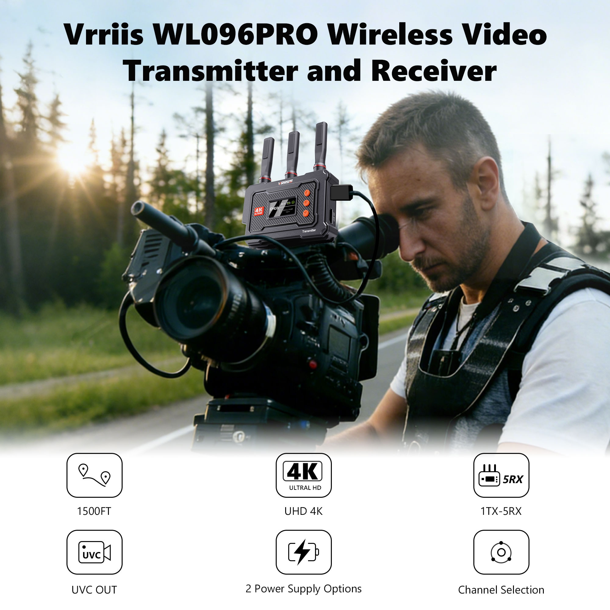 HDMI Wireless 4K Video Transmi - Photography Unit recension och pris