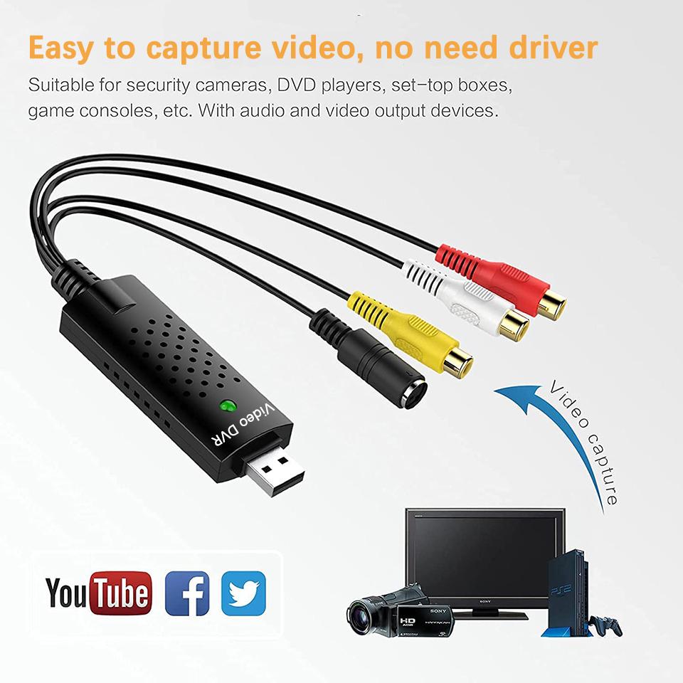 USB Video Capture Card Easy Ca - Photography Digital recension och pris