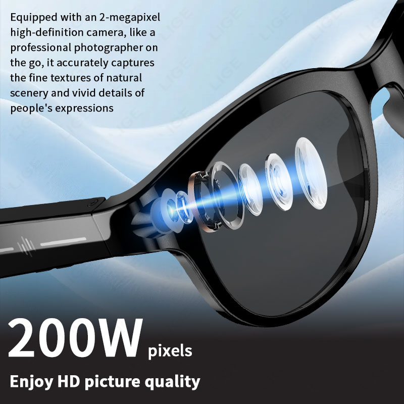 New 200W Camera AI Glasses For - Photography Translate recension och pris