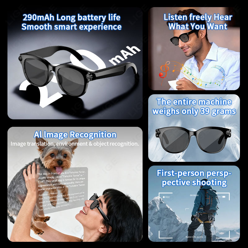 New 200W Camera AI Glasses For - Photography Translate recension och pris