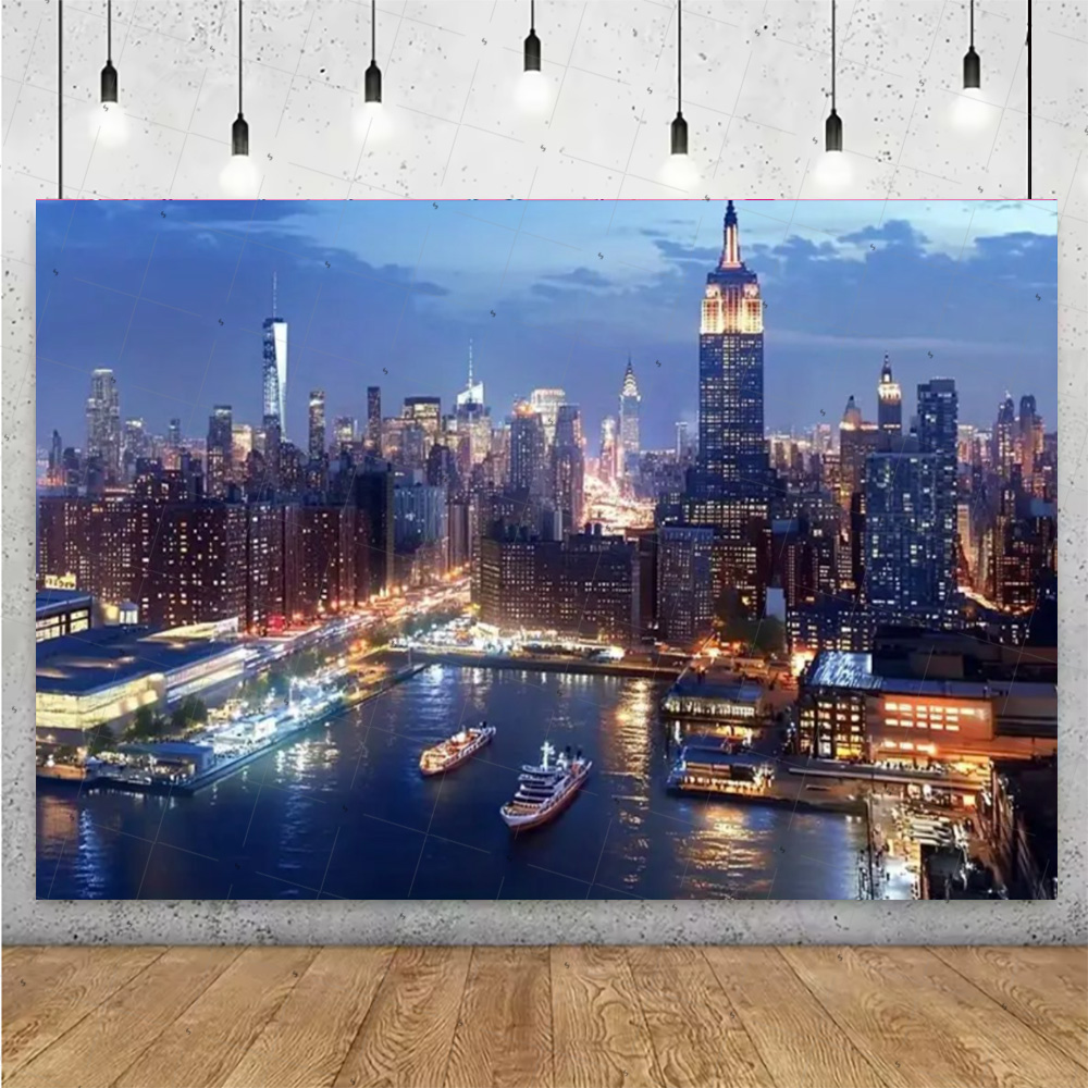Night View High-Rise Building  - Photography New York recension och pris