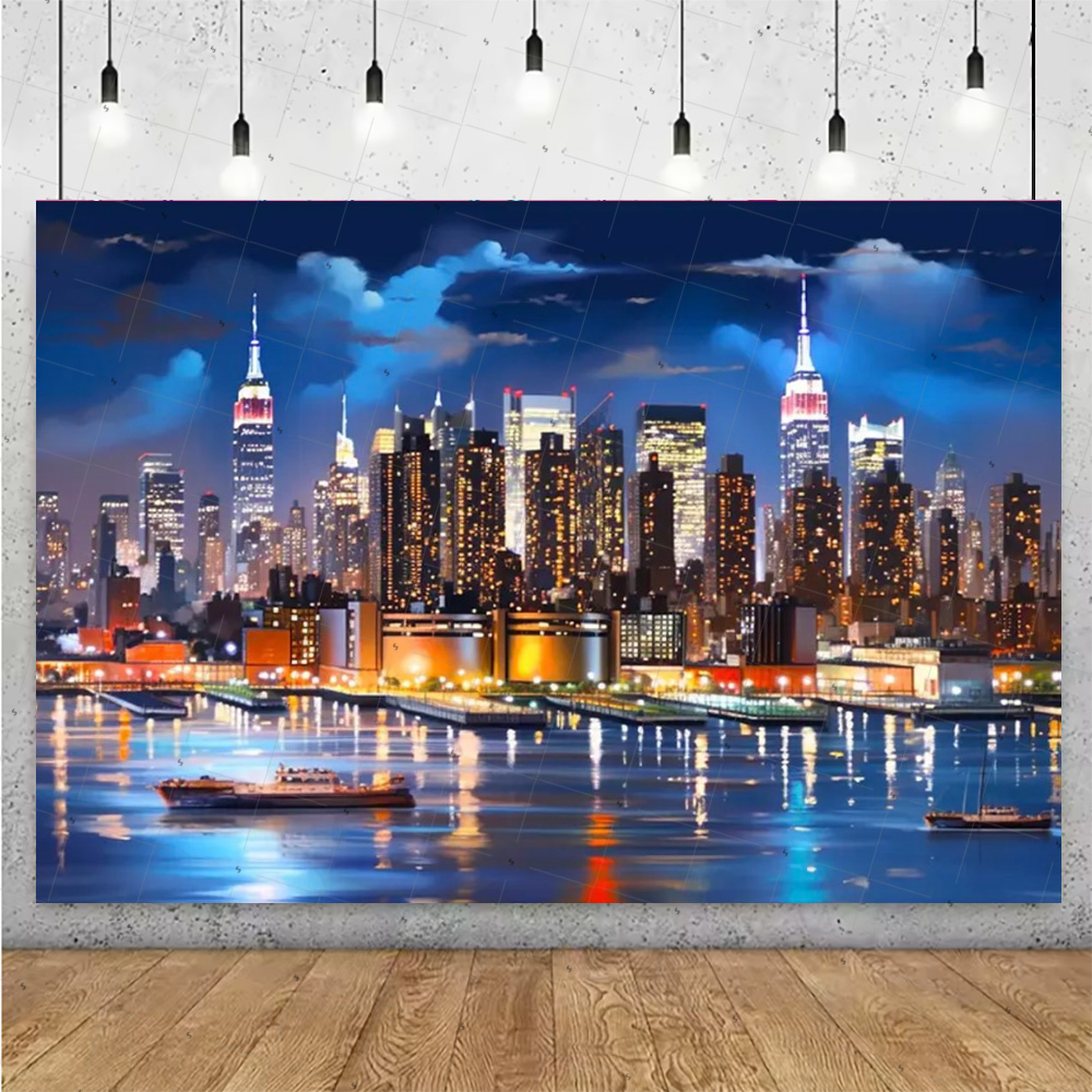 Night View High-Rise Building  - Photography New York recension och pris