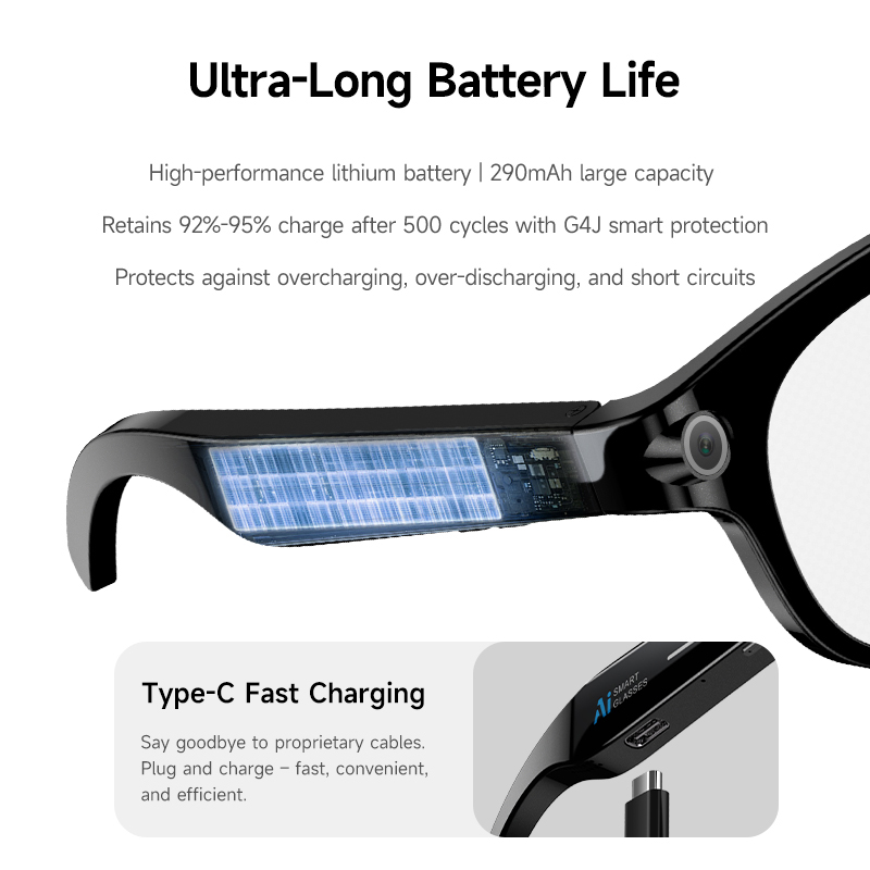 FLAUNT AI Smart Glasses 4K Cam - Photography With Ai recension och pris
